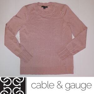 NWOT Cable & Gauge Lightweight Pullover Sweater, Rayon